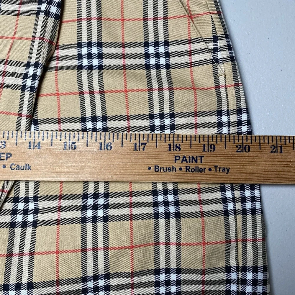 Y2K Burberry Golf Skirt Set 2 Piece M US 8 Nova Check Country Club